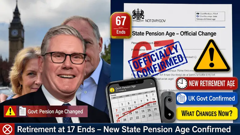 Goodbye to Retiring at 67 – UK Government Confirms New State Pension and Retirement Age