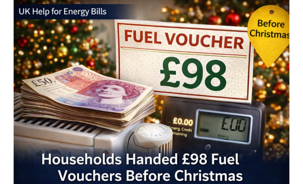 Some UK Households To Receive £98 Fuel Vouchers Before Christmas – Check If You Are Eligible