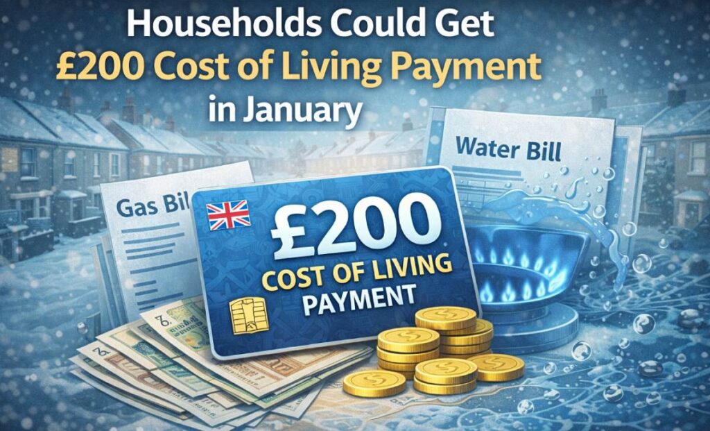 UK Households Will Receive £200 Cost of Living Payment This January – See How to Apply