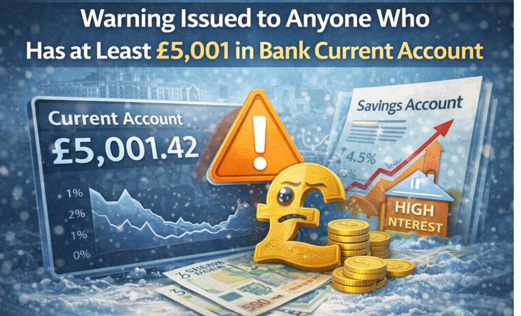 You Might Be Losing Hundreds of Pounds If You Have At Least £5,001 Your Bank Account – Full Details Here