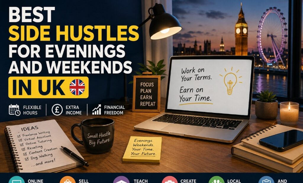 Best Side Hustles for Evenings and Weekends in UK